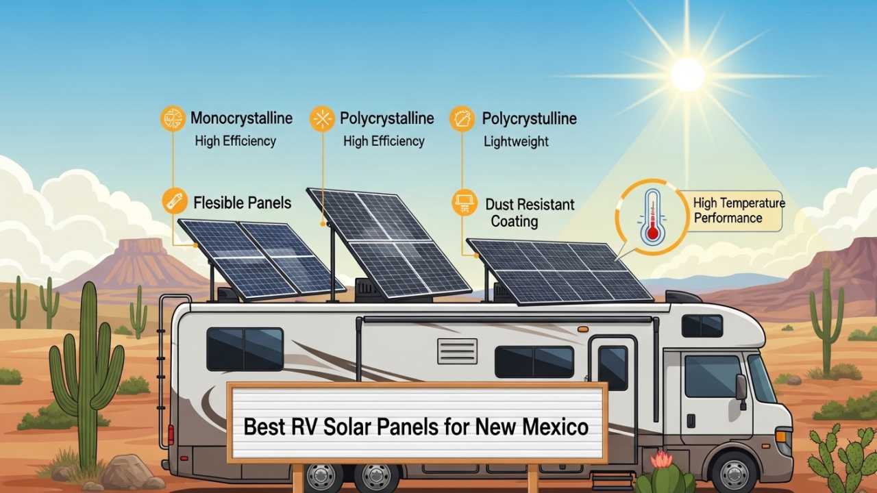 Best RV Solar Panels for New Mexico