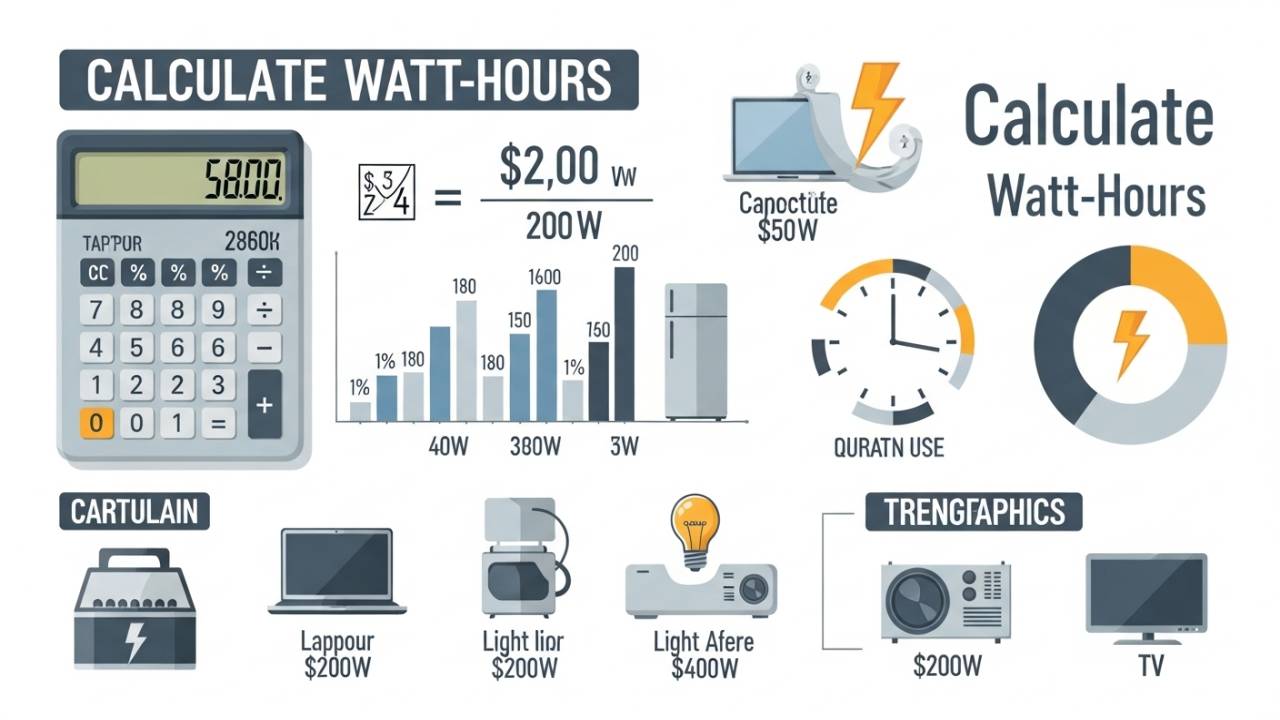 Calculate Your Daily Watt Hours