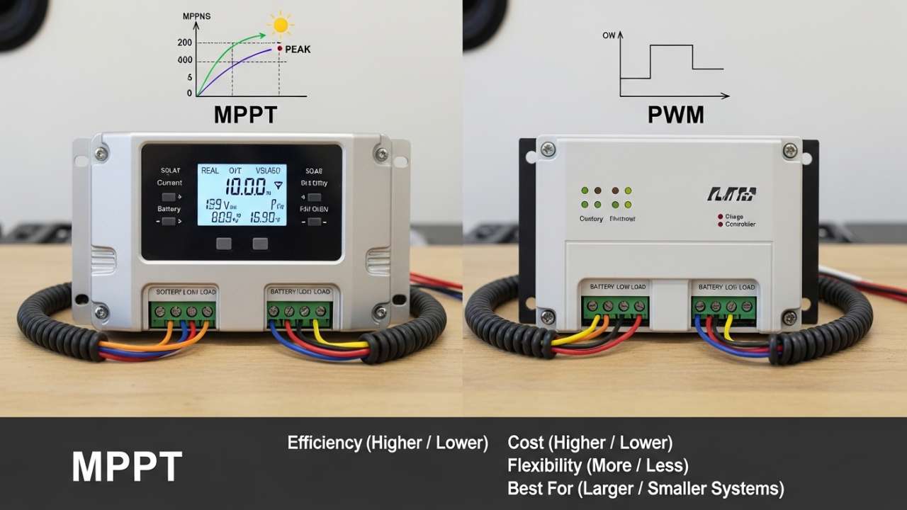 Charge Controllers MPPT vs. PWM