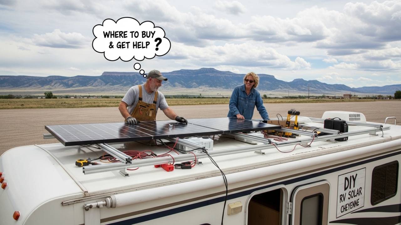 DIY RV Solar in Cheyenne Where to Buy & Get Help