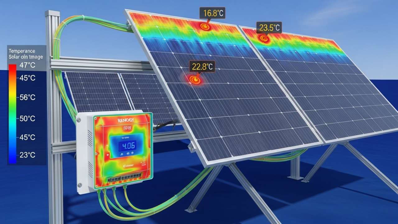 Heat Performance Analysis Renogy 400W Solar Kit with Charge Controller