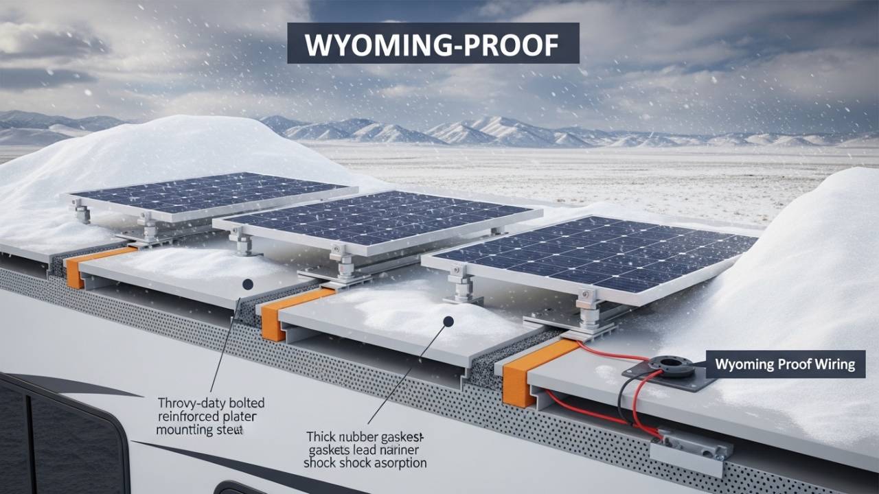 How to Mount Solar Panels the Wyoming Proof Way