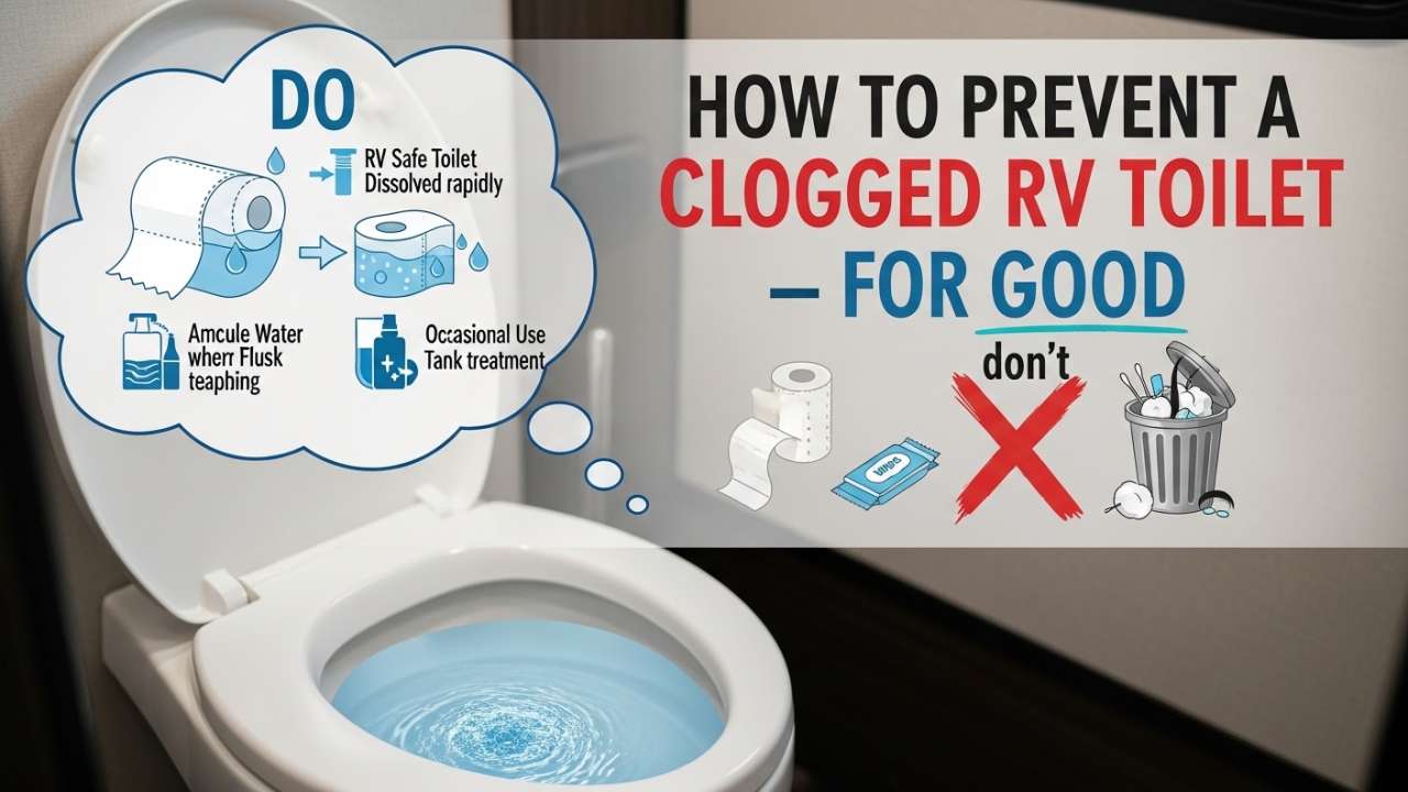 How to Prevent a Clogged RV Toilet — For Good