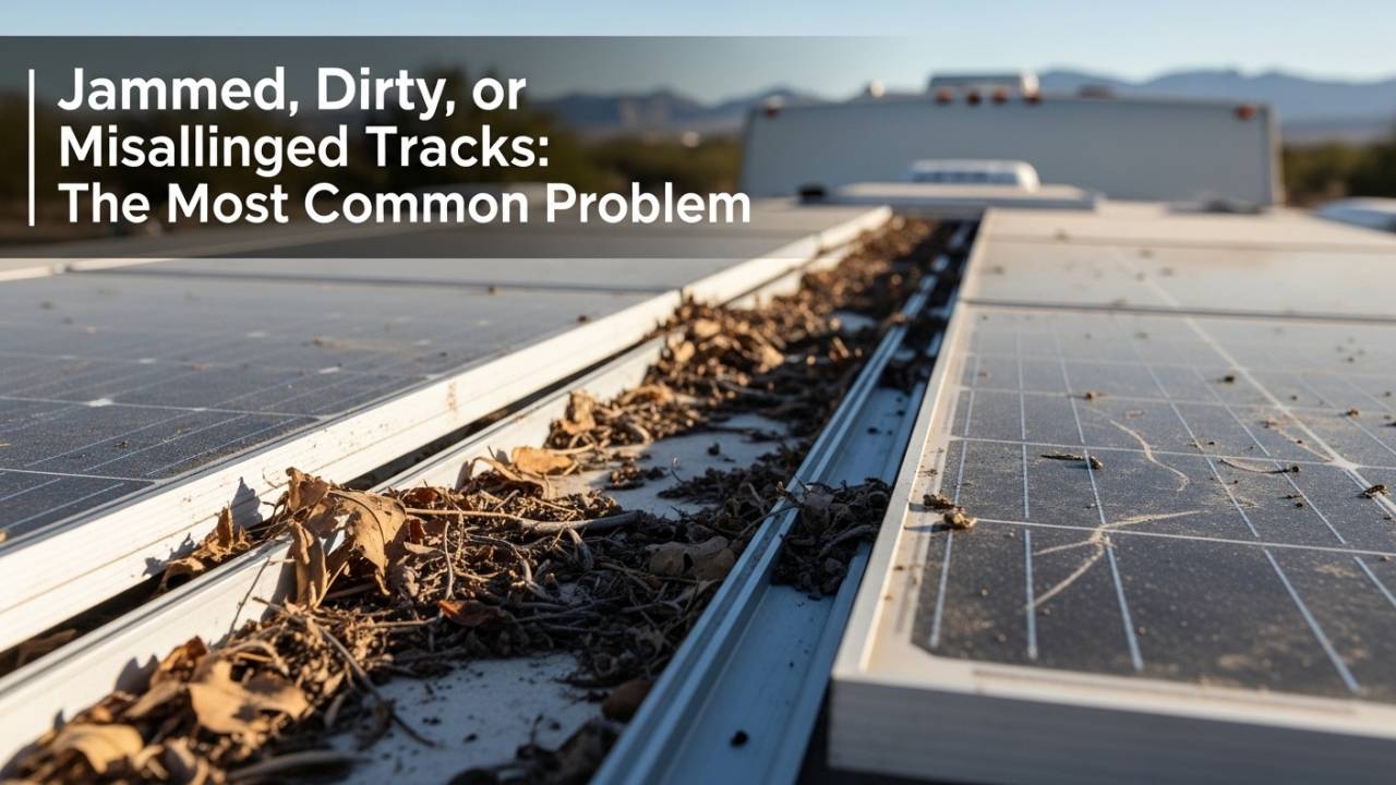 Jammed, Dirty, or Misaligned Tracks The Most Common Problem