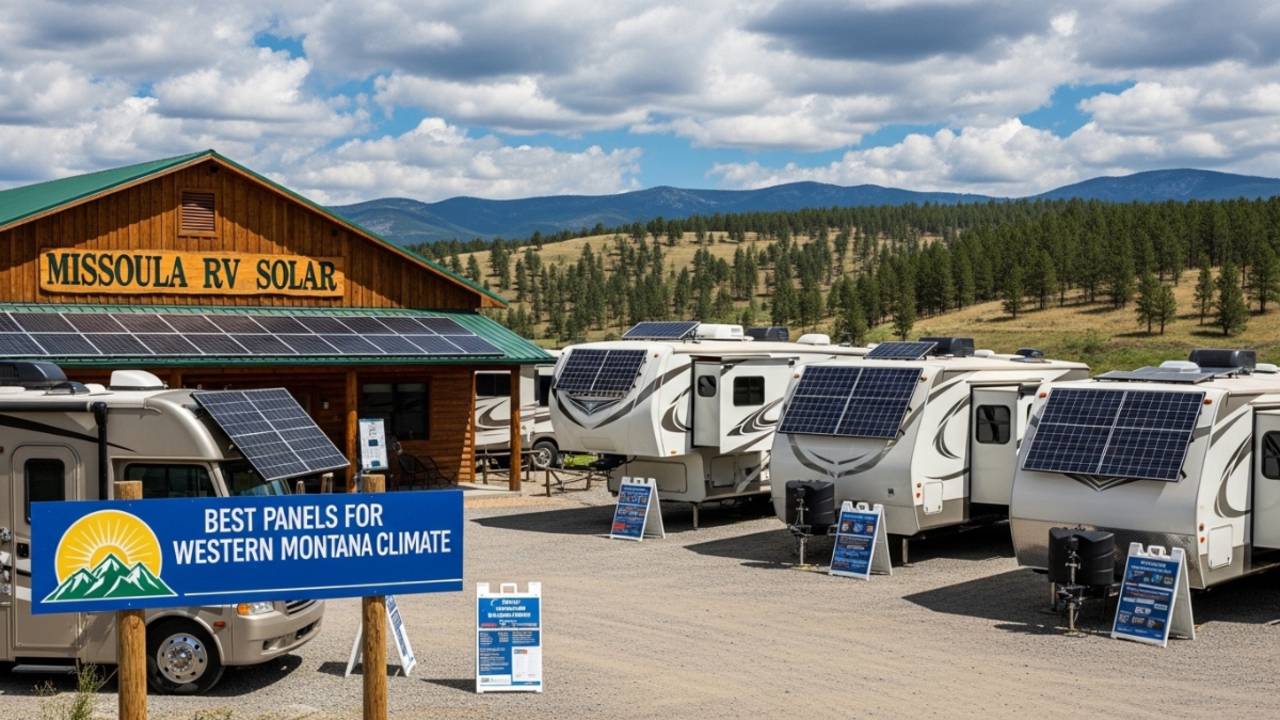 Missoula RV Solar Best Panels for Western Montana Climate