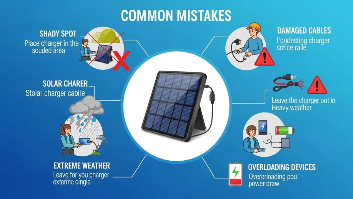 Mistakes People Make With Solar Chargers