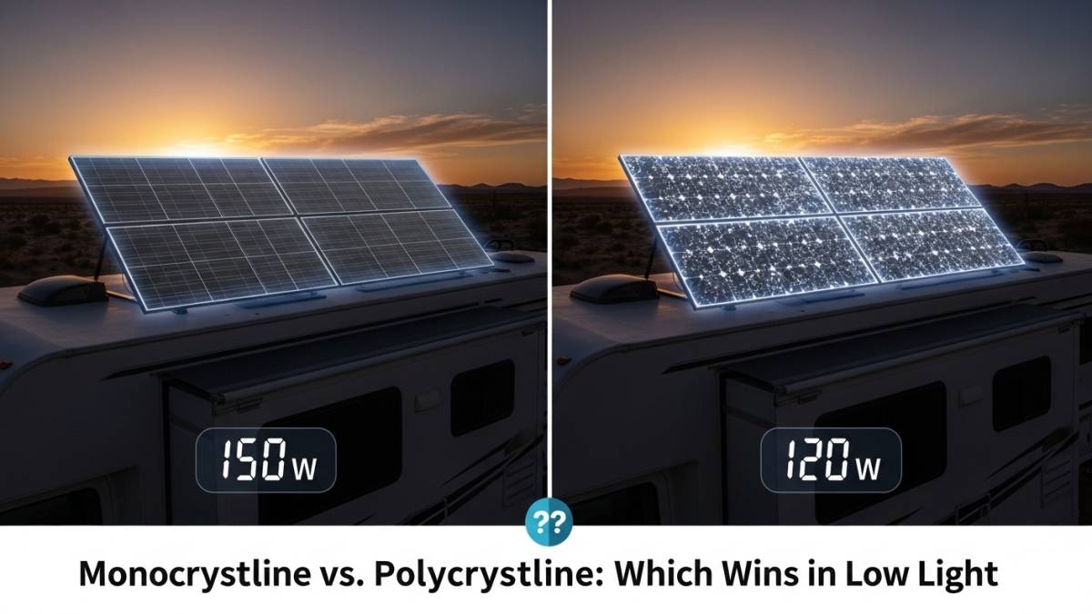 Monocrystalline vs. Polycrystalline in Low Light — Which One Wins