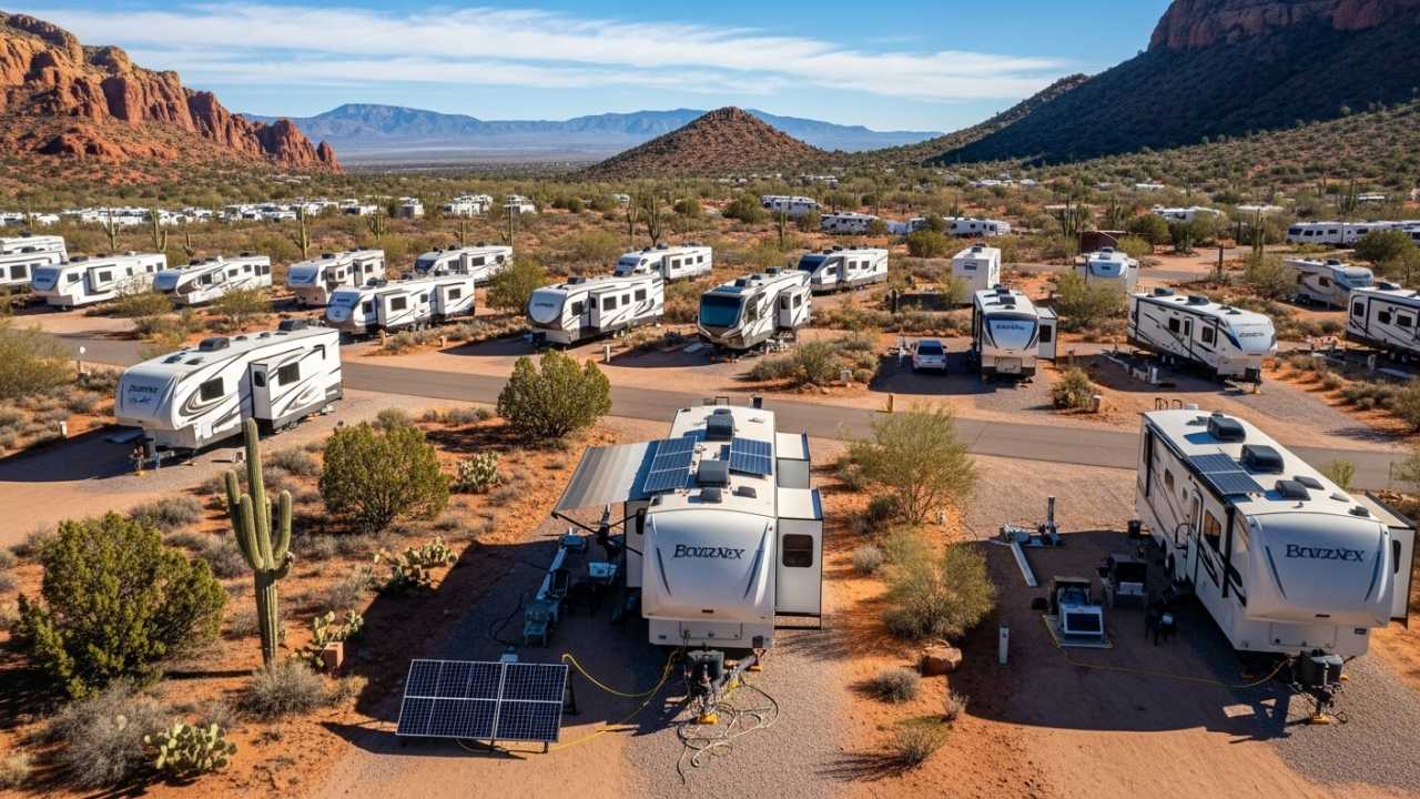 New Mexico RV Destinations Showcasing Solar Benefits