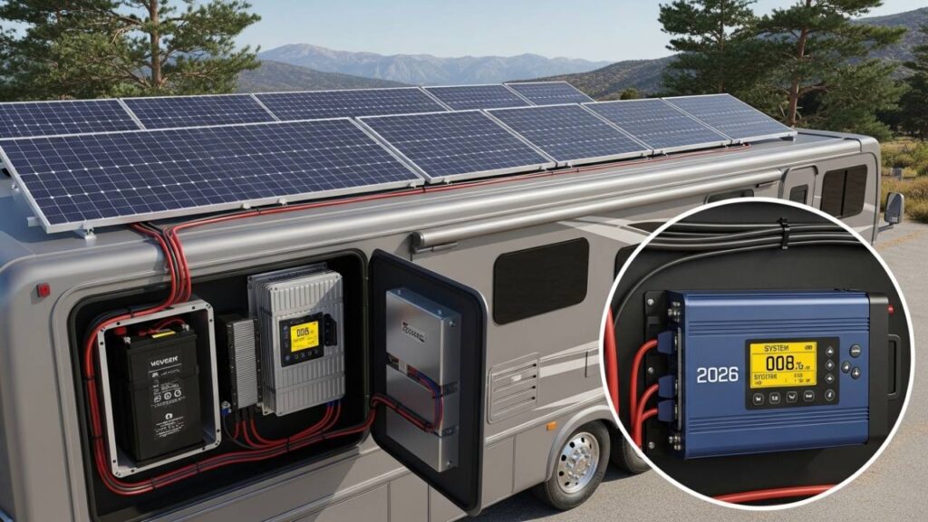 RV Solar Panel Kits with Battery and Inverter Systems