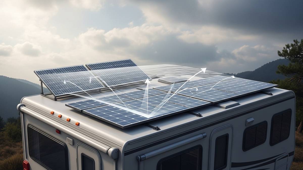 RV Solar Panel Output on Cloudy Days
