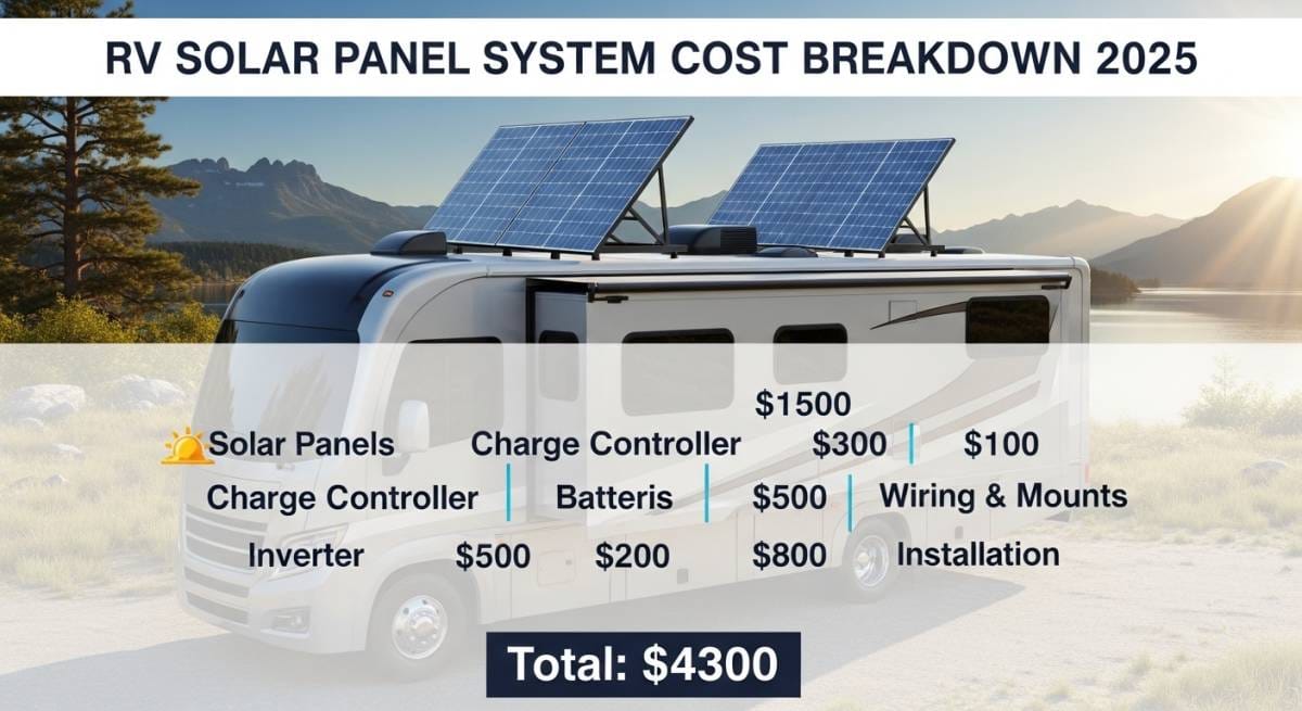 RV Solar Panel System Cost Breakdown 2025