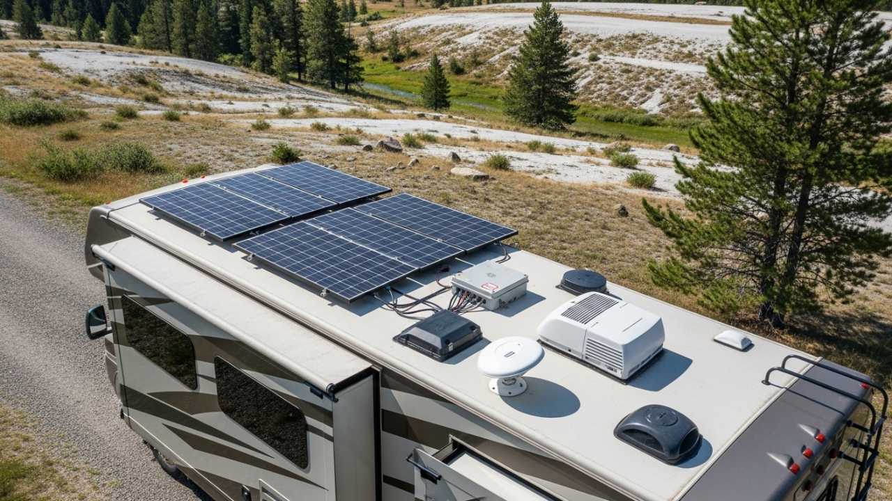 RV Solar Setup for Yellowstone