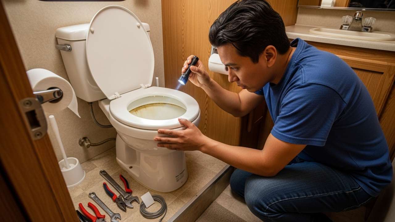 RV Toilet Problem Diagnosis