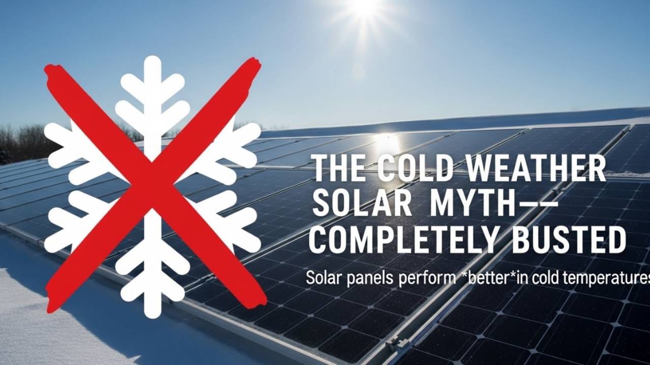 The Cold Weather Solar Myth—Completely Busted