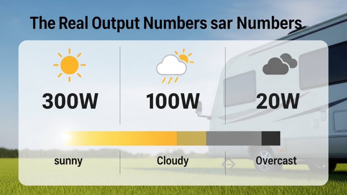 The Real Output Numbers Sunny vs. Cloudy vs. Overcast