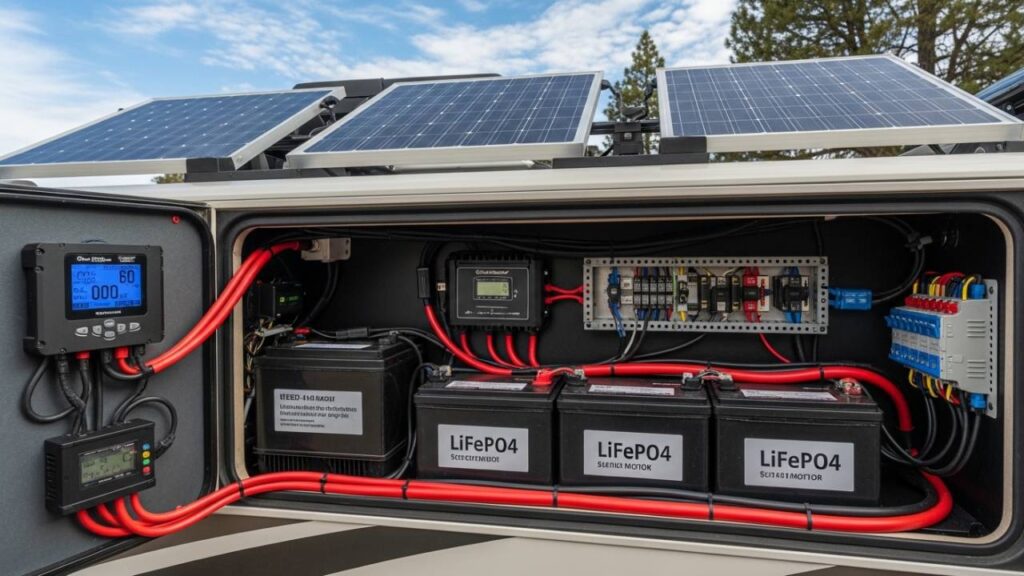 Top Motorhome Solar Battery Setup for Off-Grid