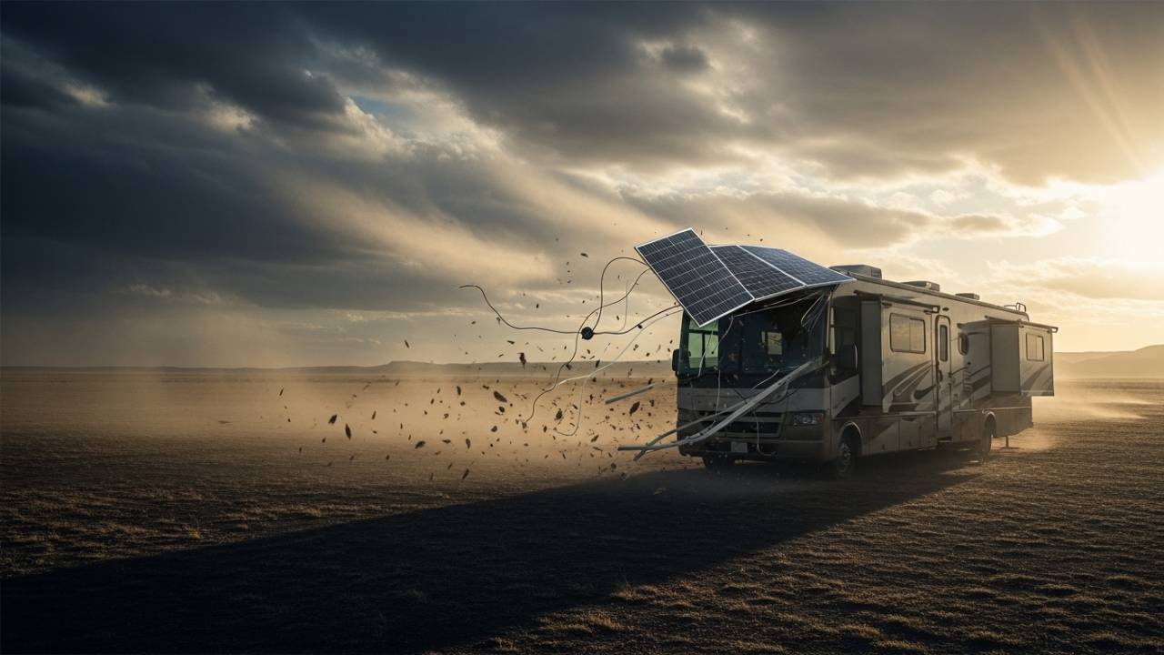 What Wind Actually Does to Your Solar Panels