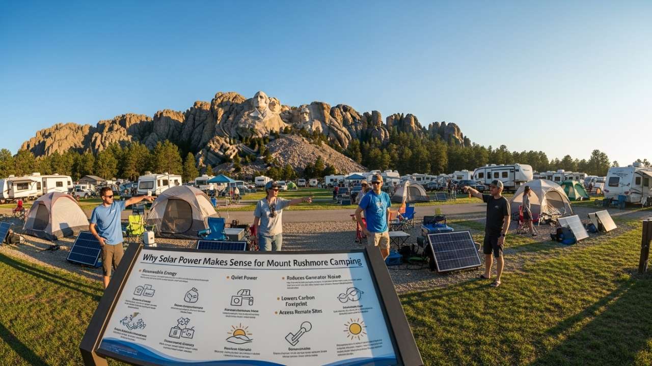 Why Solar Power Makes Sense for Mount Rushmore Camping