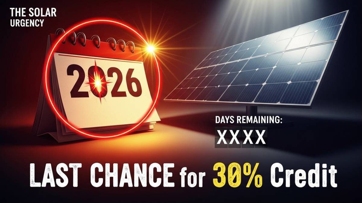 Why This Year Is the Last Chance for the 30% Credit