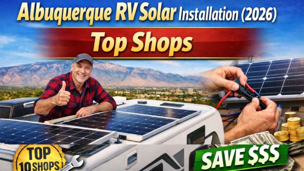 Albuquerque RV Solar Installation (2026): Top Shops, Cost Breakdown & DIY Setup Guide