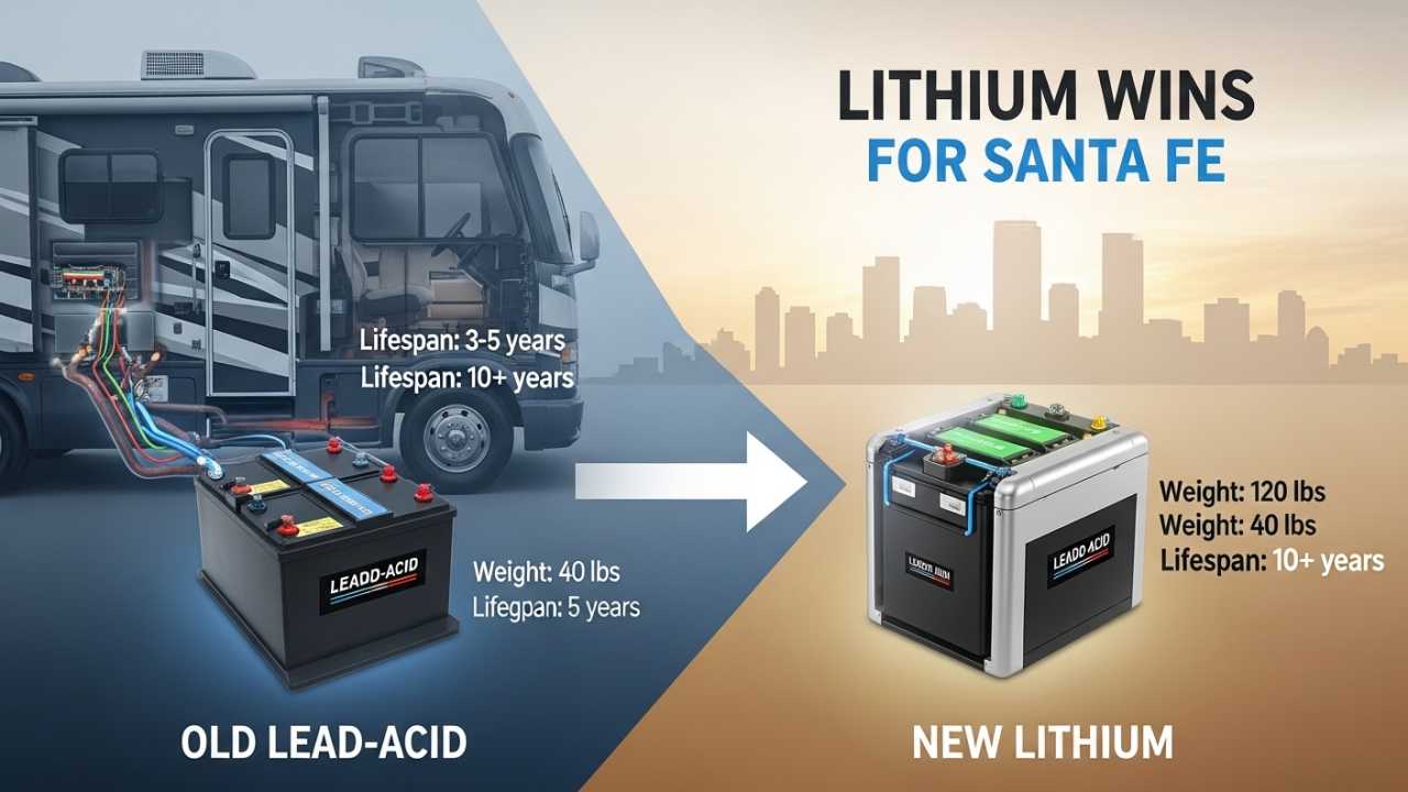 Batteries Lithium Wins for Santa Fe
