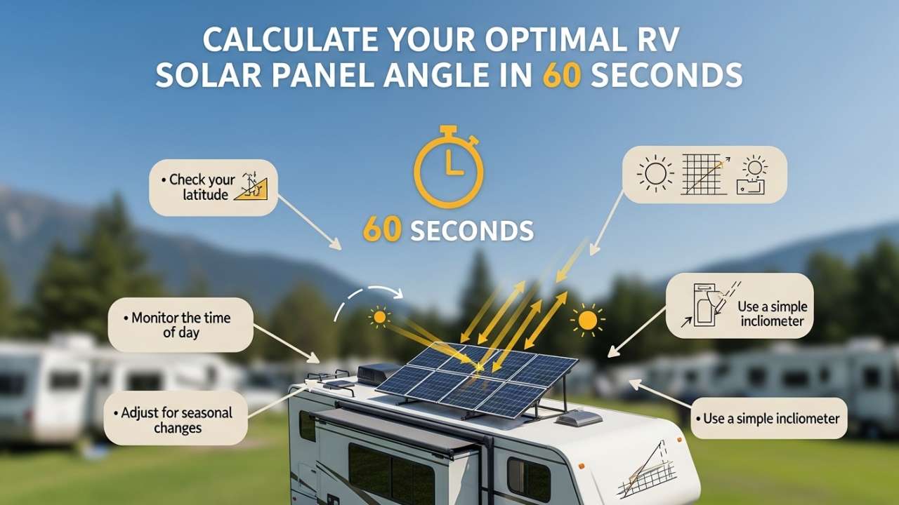 Calculate Your Optimal RV Solar Panel Angle in 60 Seconds
