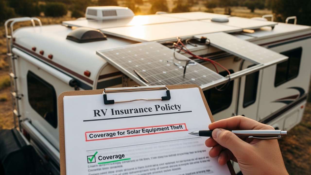 Do RV Insurance Policies Cover Solar Equipment Theft