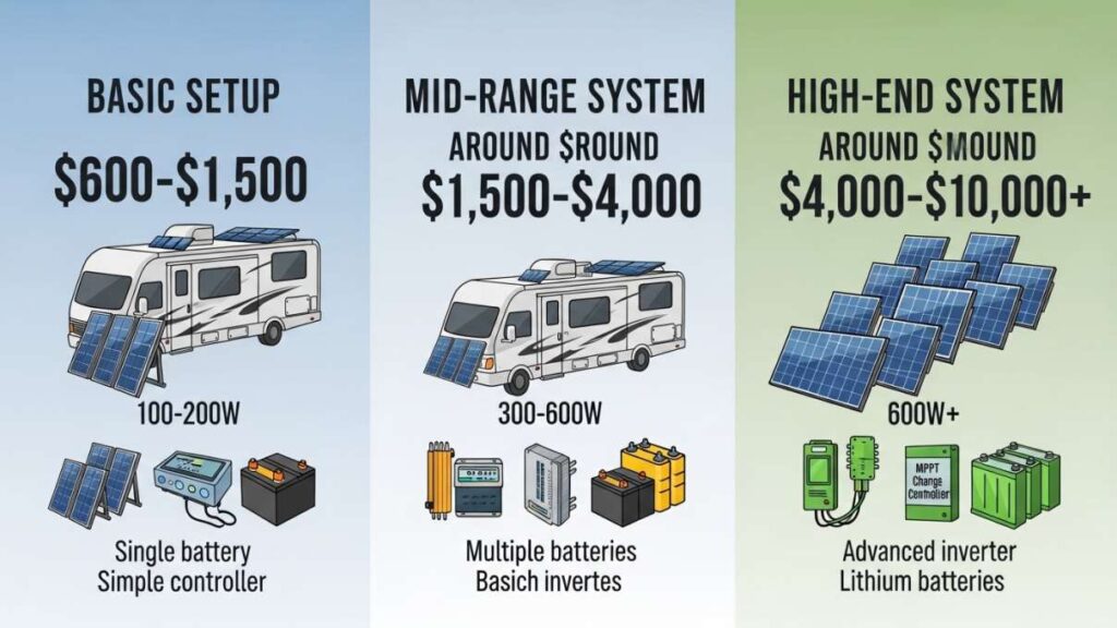 How Much Does It Cost to Add Solar Panels to an RV