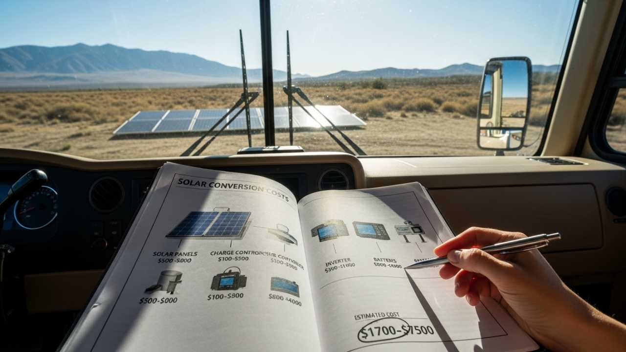 How Much Does It Cost to Convert an RV to Solar