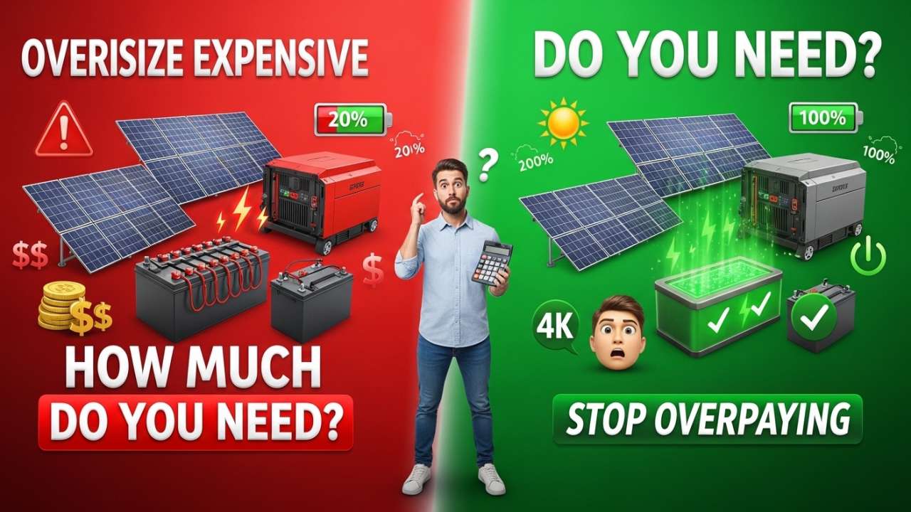 How Much Solar Panel, Inverter, and Battery Do You Really Need