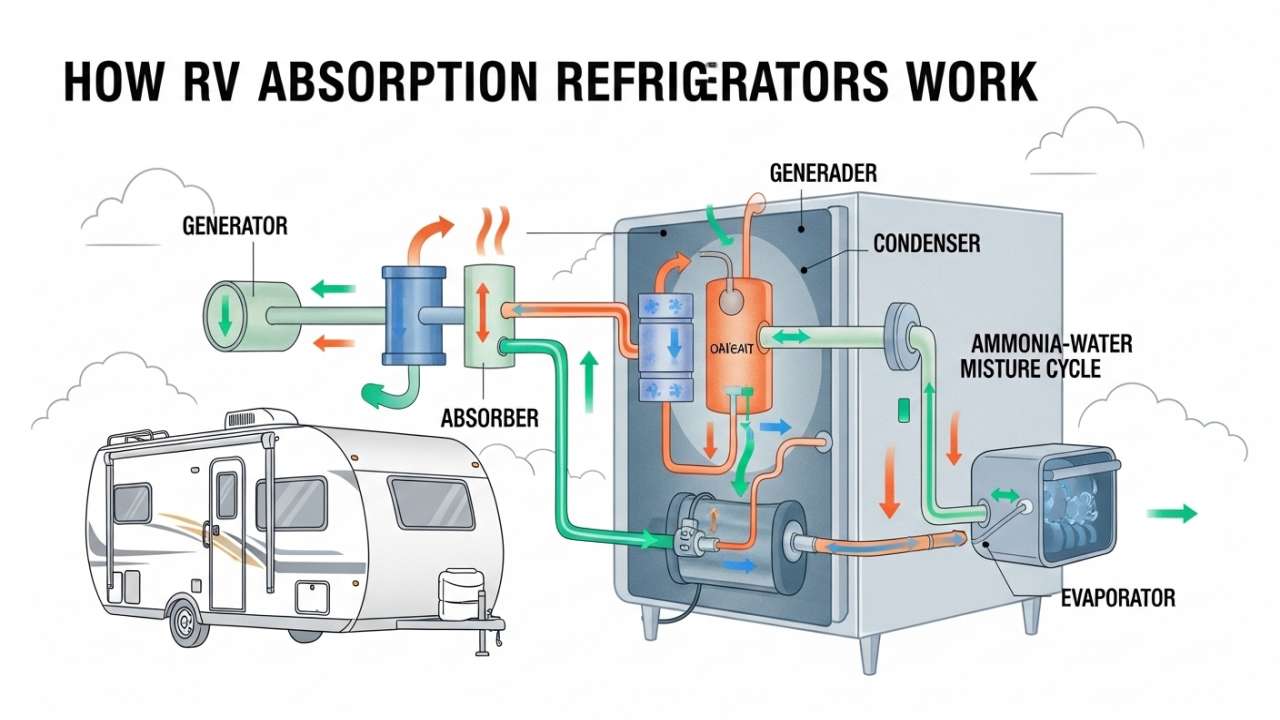 How RV Absorption Refrigerators Actually Work