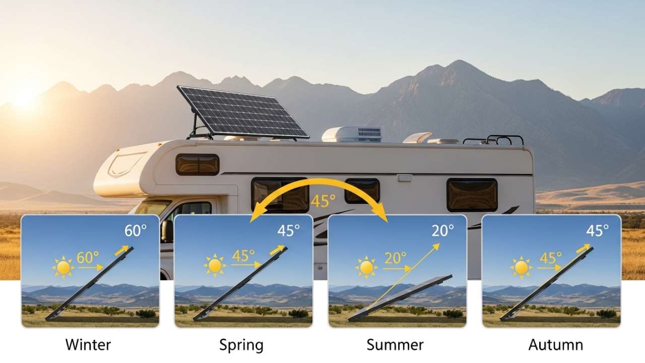 How Solar Panel Angle Changes Throughout the Year