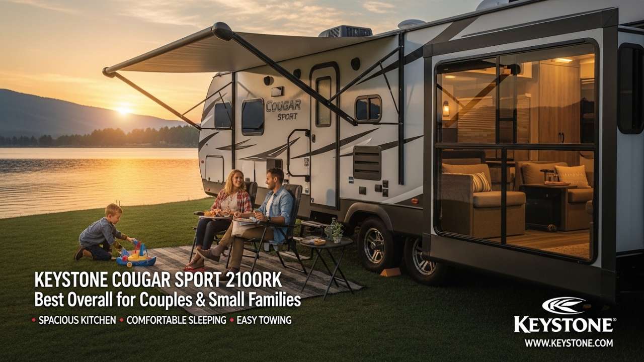 Keystone Cougar Sport 2100RK — Best Overall for Couples & Small Families