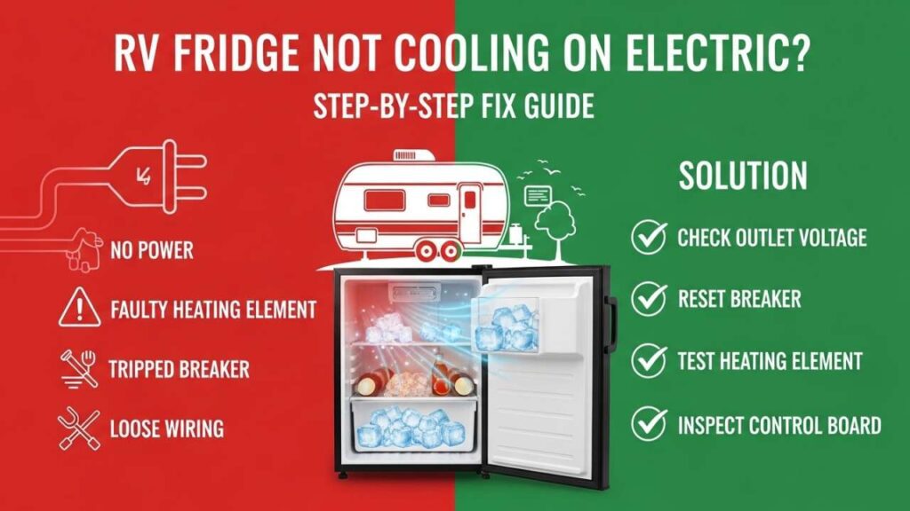RV Refrigerator Not Cooling on Electric