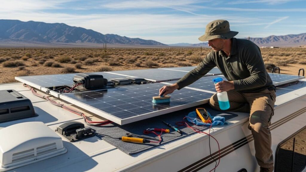 RV Solar System Maintenance Checklist
