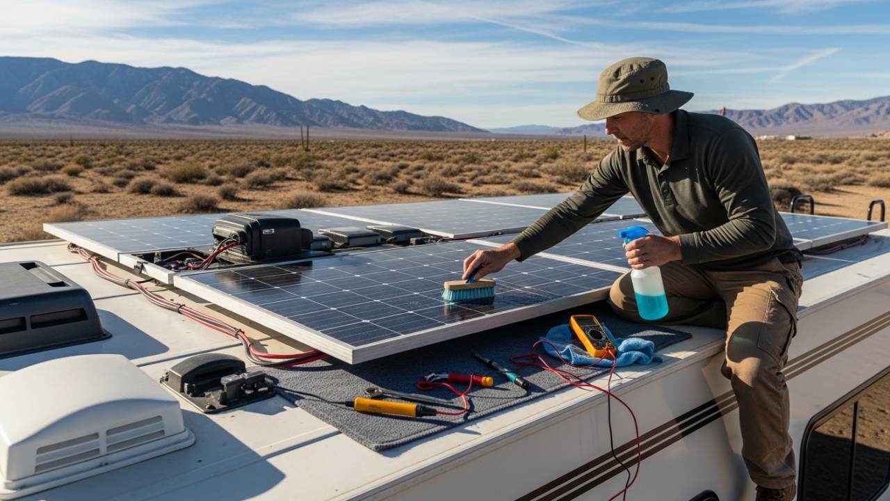 RV Solar System Maintenance Checklist