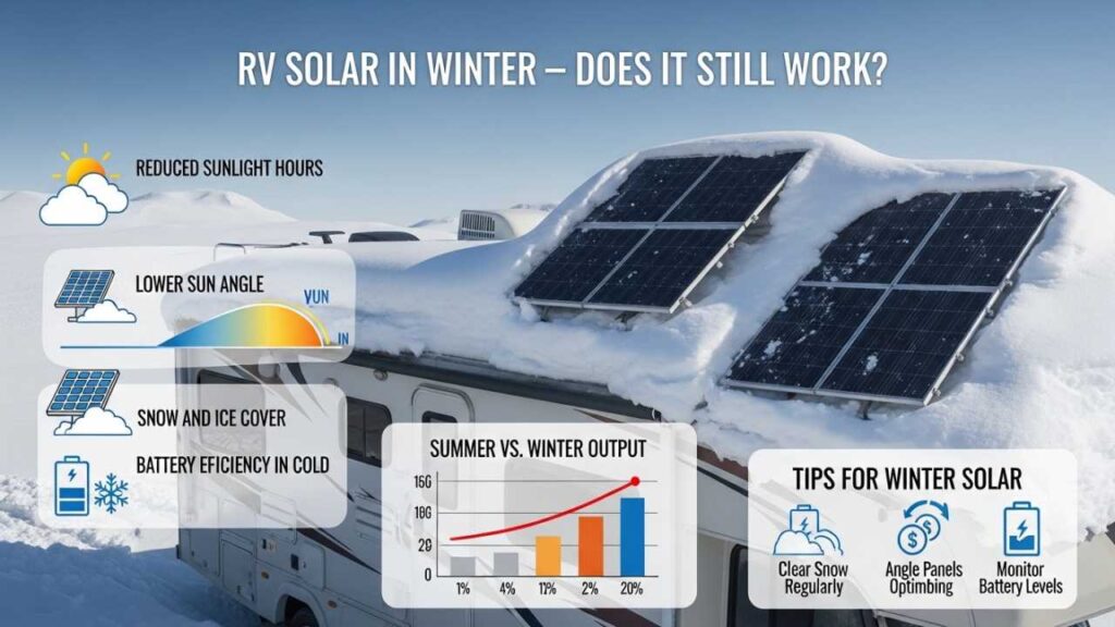 RV Solar in Winter — Does It Still Work