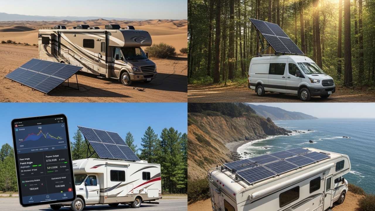 Real Solar Panel Angle Testing Across Different RV Locations