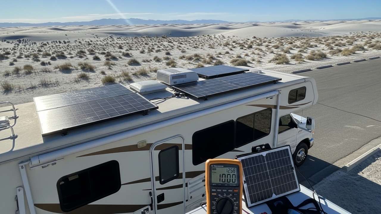 Real-World RV Solar Performance at White Sands