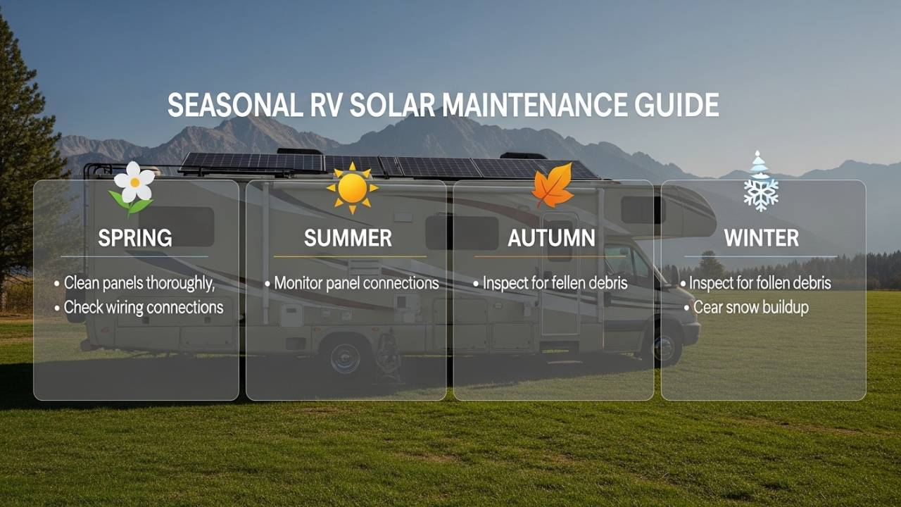 Seasonal RV Solar Maintenance Guide