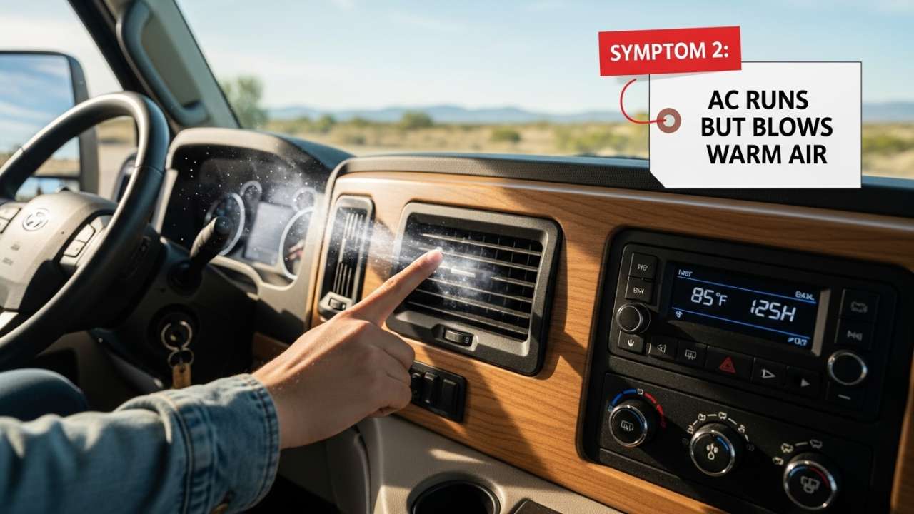 AC Runs But Blows Warm Air