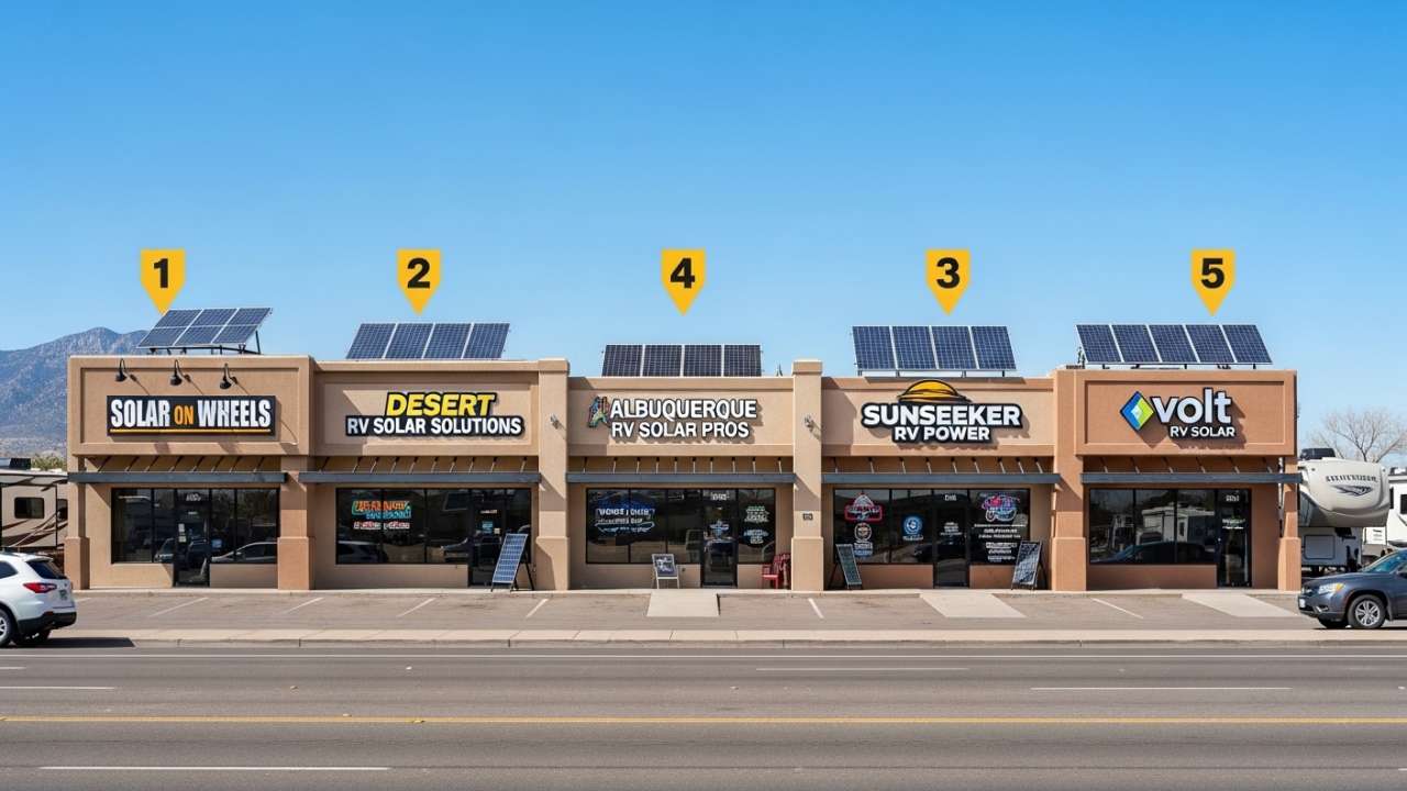 Top 5 RV Solar Installation Shops in Albuquerque