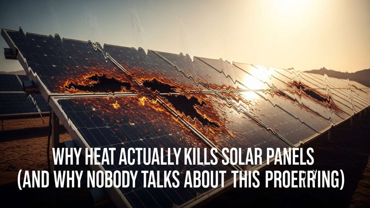 Why Heat Actually Kills Solar Panels