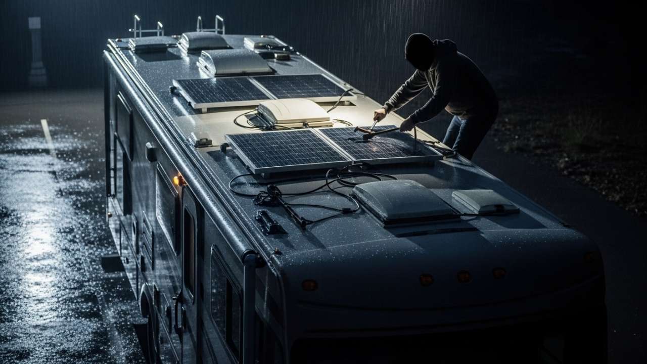 Why RV Solar Equipment Is a Thief's Dream Target