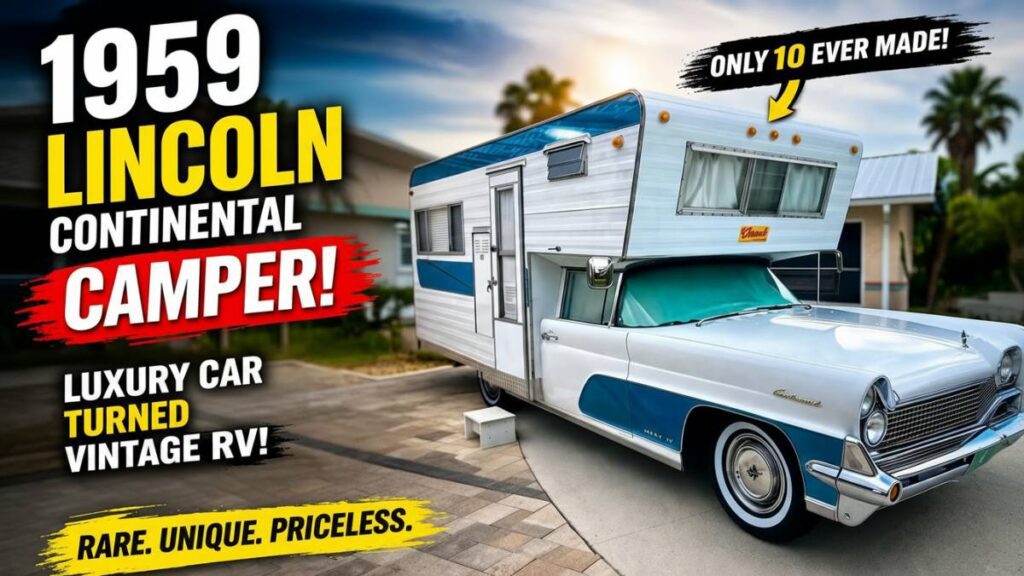 1959 Lincoln Continental Camper