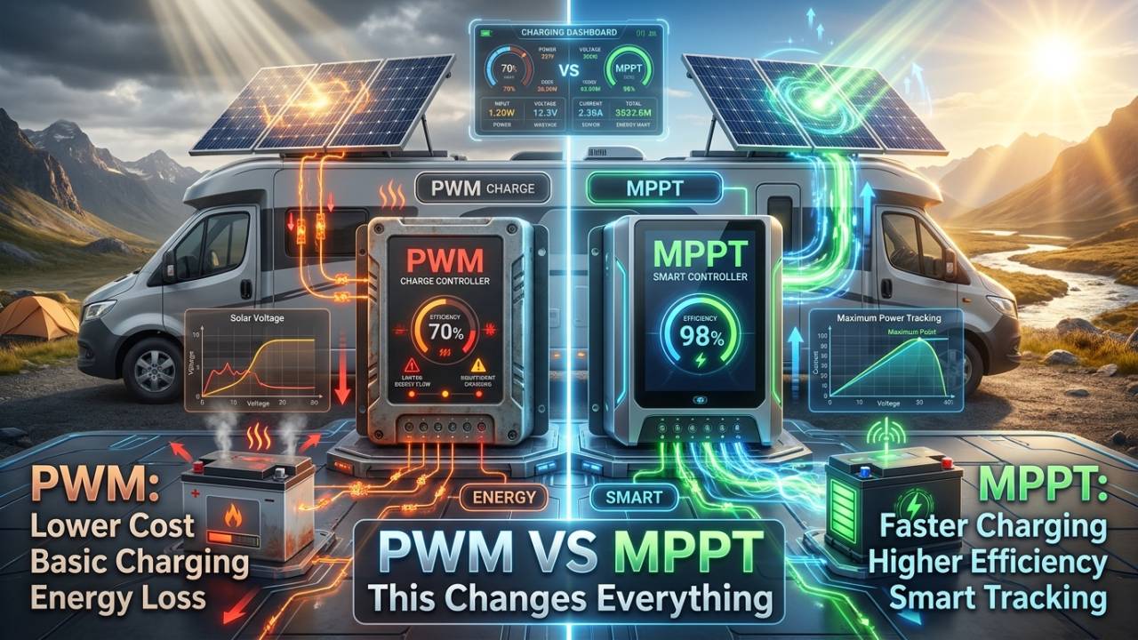 Charge Controllers PWM vs. MPPT
