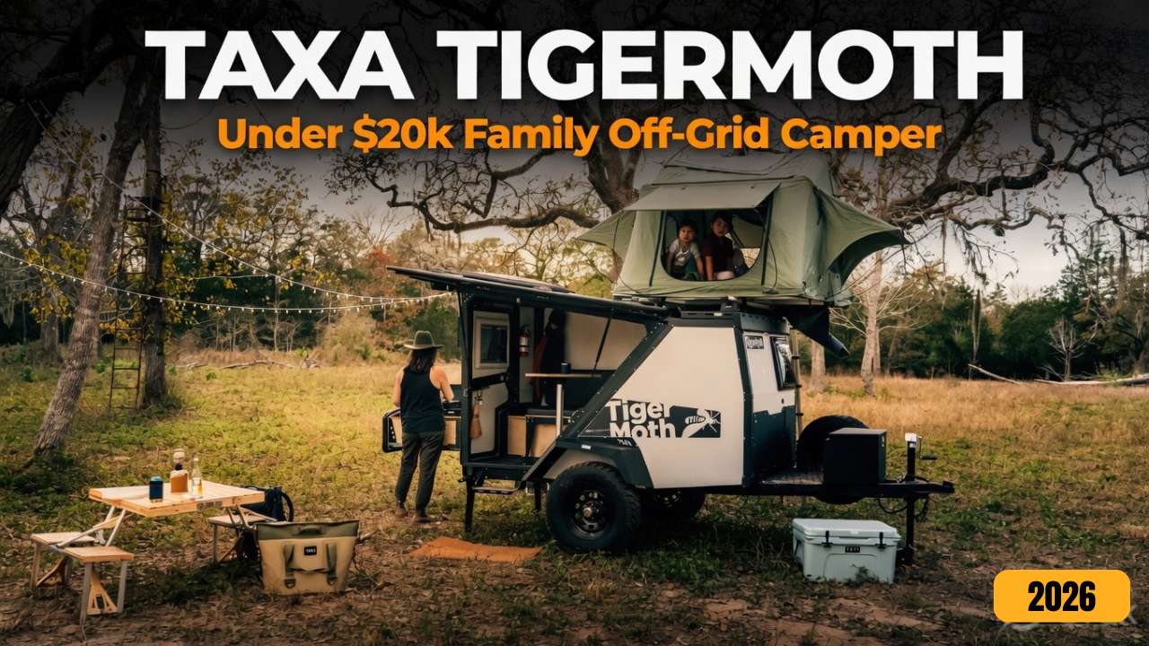 Eye-Catching Travel Trailer Perfect for Family Off-Grid Adventures in 2026