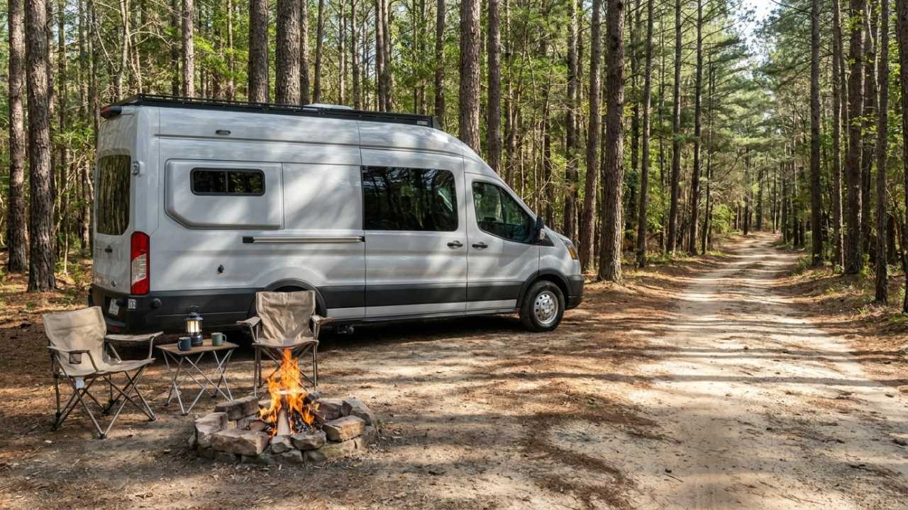 Luxury Camper Van With Hidden Shower