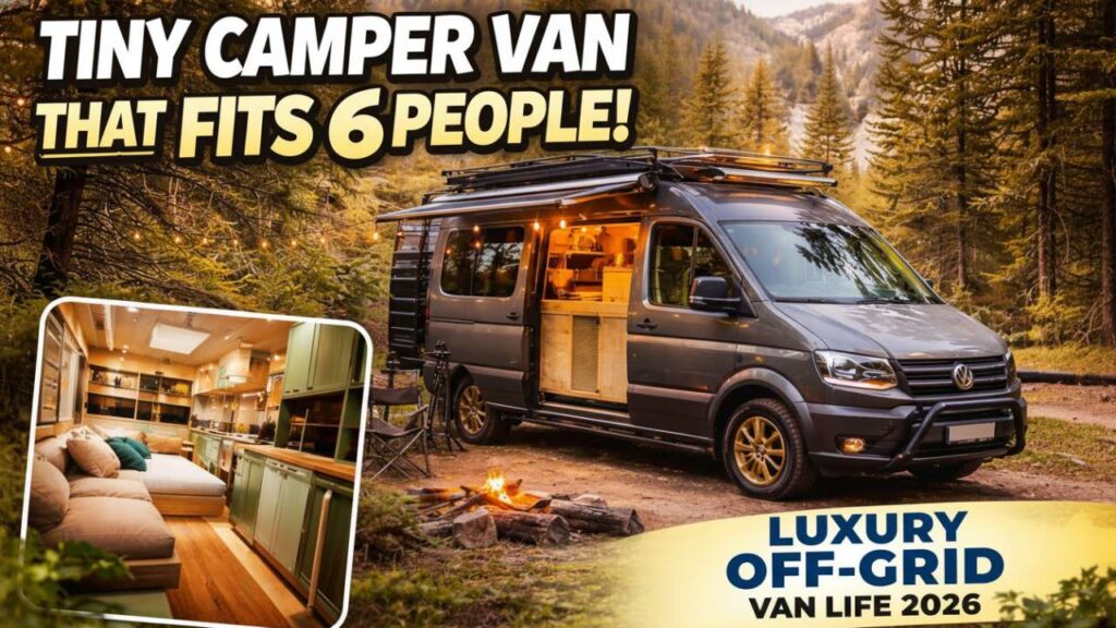 Tiny Camper Van That Fits 6 People