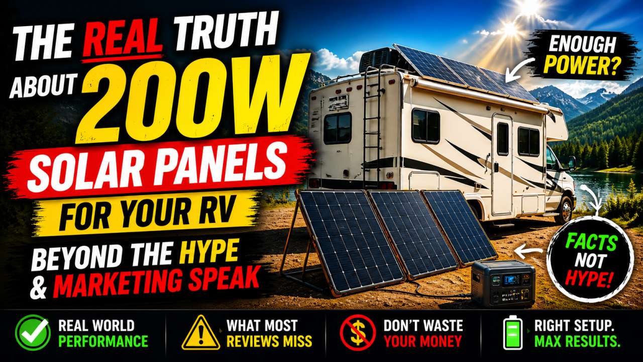 200W solar panels RV 2026